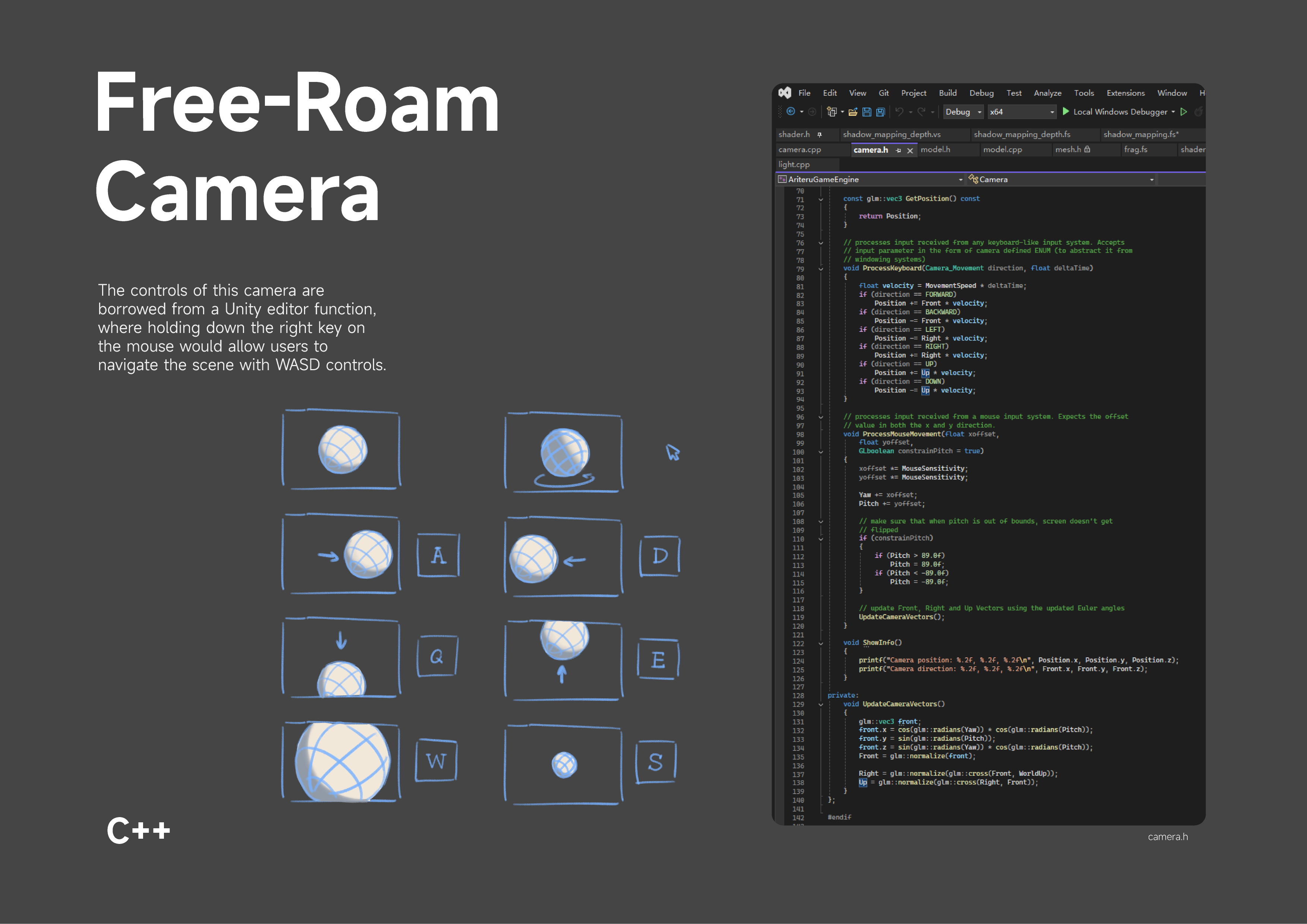 Project2 Free-Roam Camera