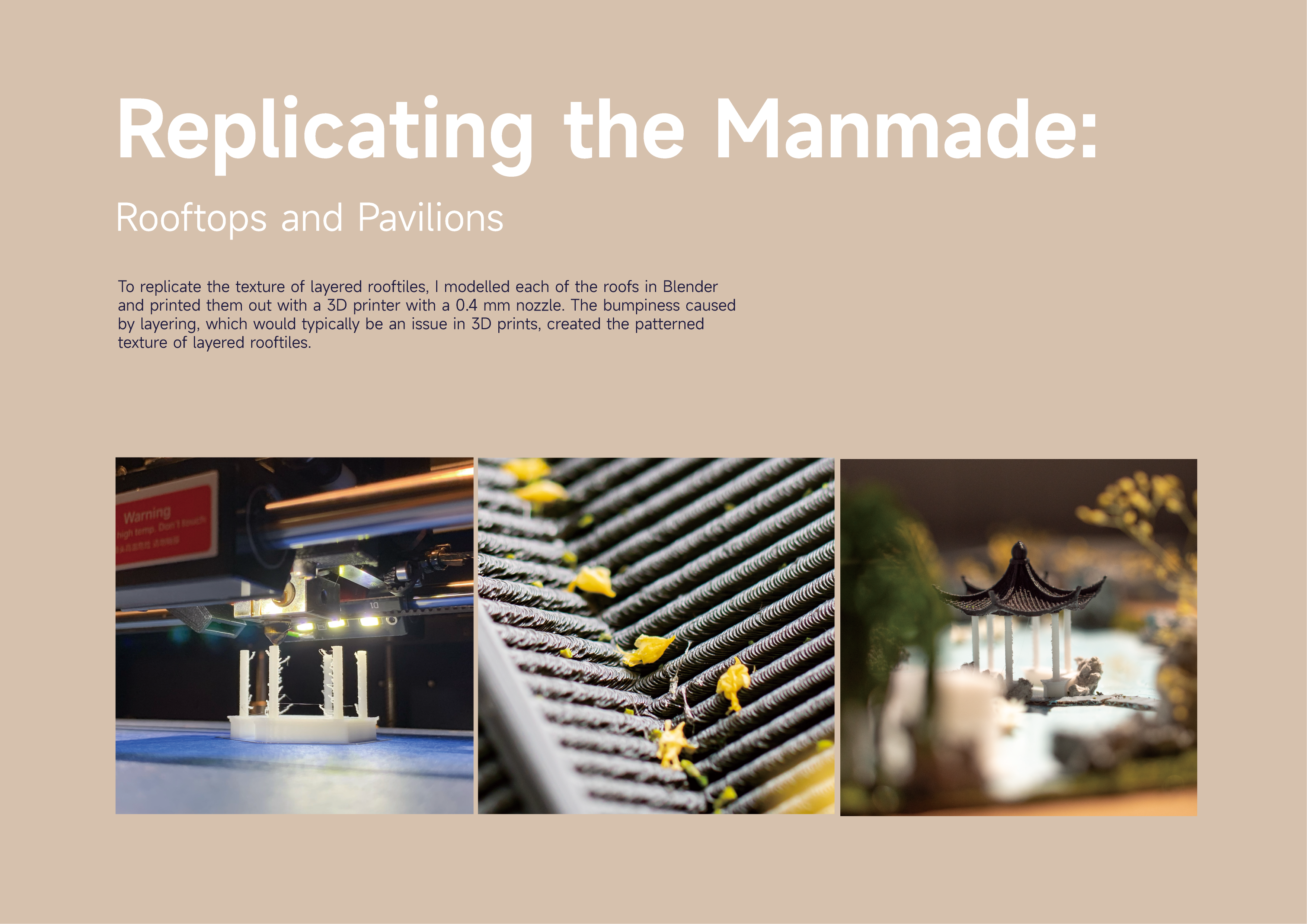 Project7 Replicating the Manmade